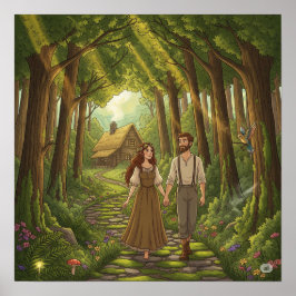 Waldspaziergang im Cotgore Poster