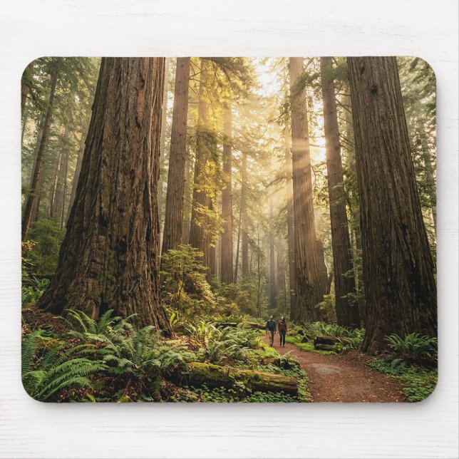 Waldspaziergang Mousepad (Vorne)