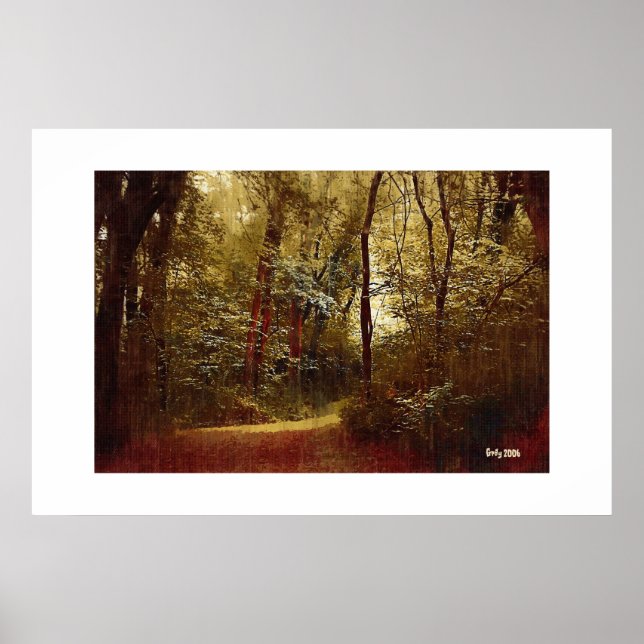 Waldspaziergang Poster (Vorne)