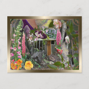 Waldspaziergang Postkarte