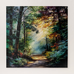 Waldspaziergang-Puzzle Puzzle