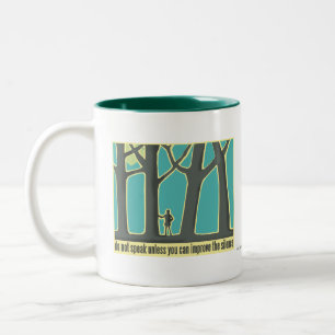 Waldstille Zweifarbige Tasse