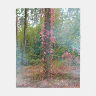 Waldstimmung Wurfdecke Fleecedecke