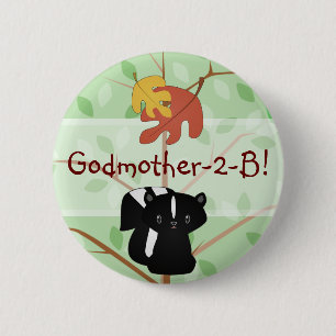 WaldStinktier-Knopf Button