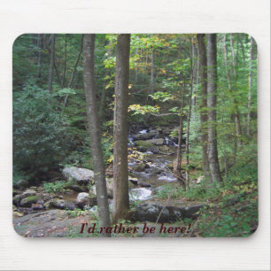 Waldstrom-Natureinstellung Mousepad