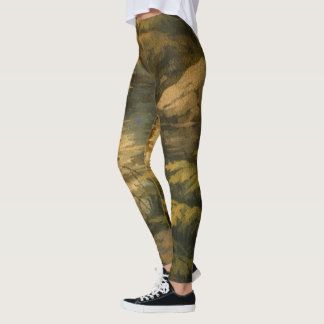 Waldstruktur | Damen-Leggings mit All-Over-Print Leggings