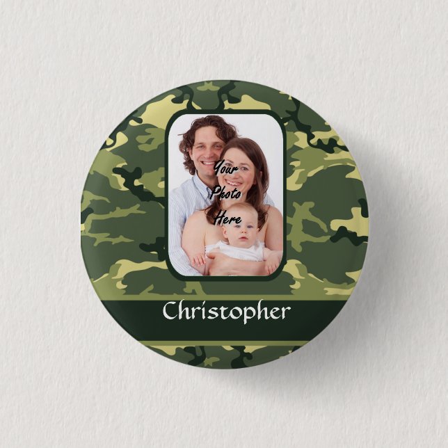 Waldtarnung Button (Vorderseite)