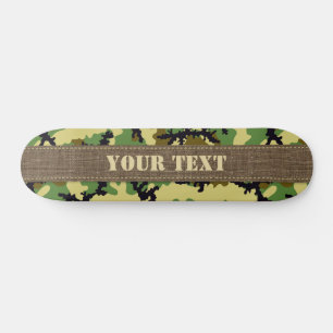 Waldtarnung Skateboard