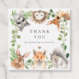 Waldtier Baby Shower Favor Tags | Geschenkanhänger