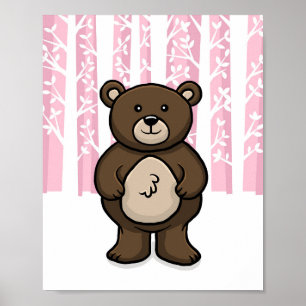 Waldtier Bär Poster