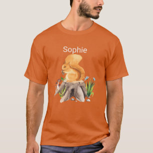 Waldtier Eichhörnchen mit Namen Sophie Freunde T-Shirt