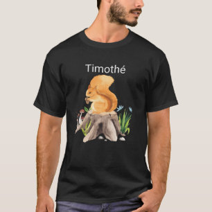 Waldtier Eichhörnchen mit Namenimoth Freunde T-Shirt