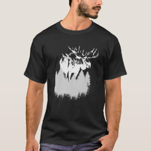 Waldtier mit Natur und Forster und Elch T-Shirt