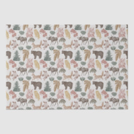 Waldtier Seidenpapier