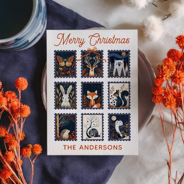 Waldtier-Stempel-Collage Frohe Weihnachten  (Von Creator hochgeladen)