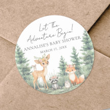Waldtiere-Abenteuer-Baby-Party