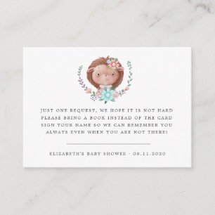 Waldtiere Baby Igel Babydusche Begleitkarte