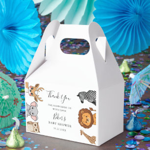 Waldtiere Baby Shower Geschenkschachtel