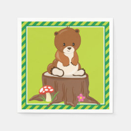 Waldtiere | Bärenkuppe Serviette