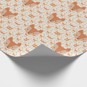 Waldtiere Boho Design Fox Geschenkpapier