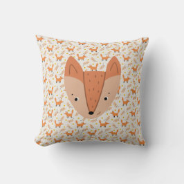 Waldtiere Boho Design Fox Kissen