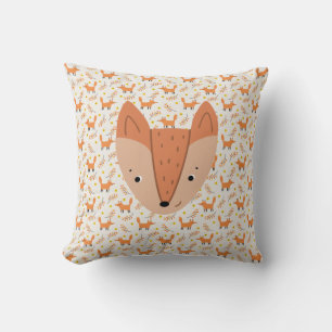Waldtiere Boho Design Fox Kissen