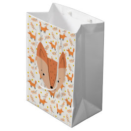 Waldtiere Boho Design Fox Mittlere Geschenktüte