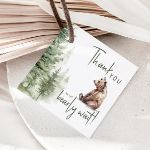 Waldtiere, die wir vorher abwarten können. Danke Geschenkanhänger