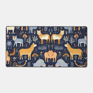 Waldtiere Digitale Papiermuster Schreibtischunterlage