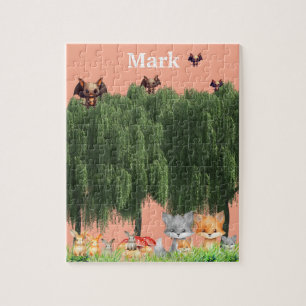 Waldtiere Füchse Kaninchen und mehr Puzzle