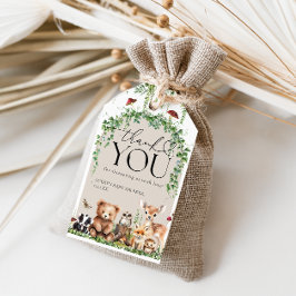 Waldtiere Grünpflanzen Mushroom Kinderdusche Geschenkanhänger