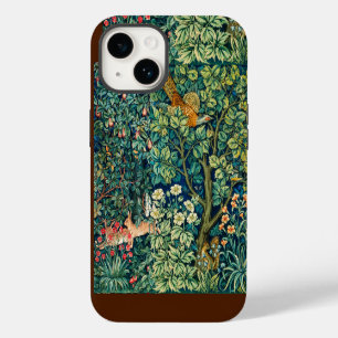 WALDTIERE Hares, Pheasant Bird Green Floral iPhone 14 Hülle