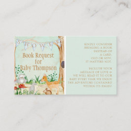 Waldtiere Hirschhuhn Visitenkarte