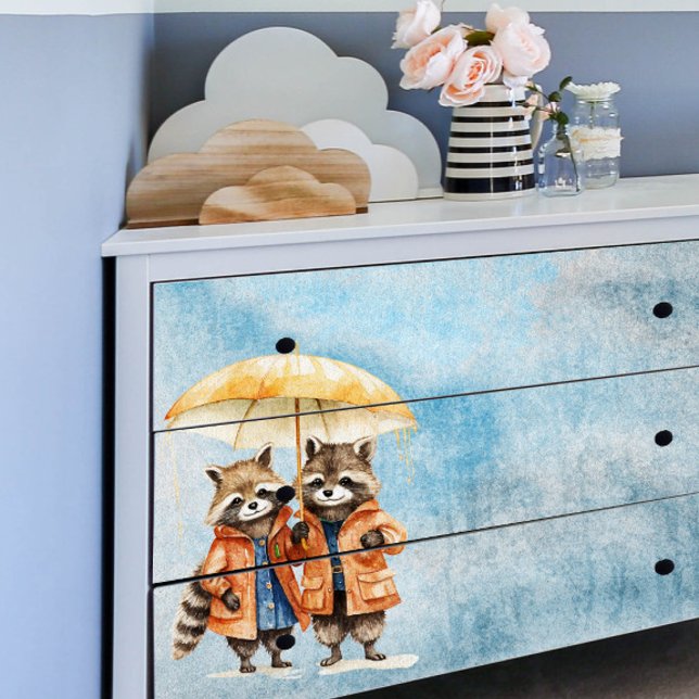 Waldtiere im Regenfall Seidenpapier (Von Creator hochgeladen)