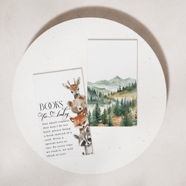 Waldtiere in Wäldern Moderne Bücher für Kinder Begleitkarte (Von Creator hochgeladen)