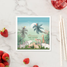 Waldtiere Jungle Greenery Kinderdusche