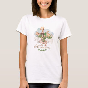Waldtiere Jungle Greenery Kinderdusche T-Shirt
