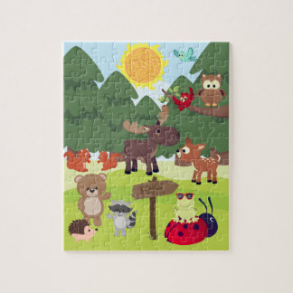 Waldtiere Kinder-Puzzle Puzzle