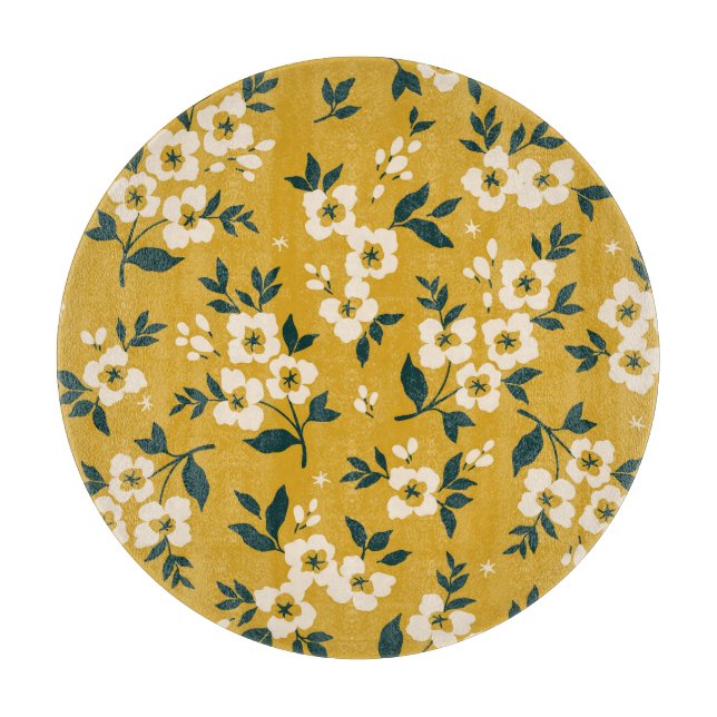 Waldtiere, Masken, Virusmuster. Schneidebrett (Vorderseite)