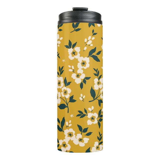 Waldtiere, Masken, Virusmuster. Thermosbecher (Vorderseite)