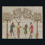 Waldtiere Minstrel Group Puzzle<br><div class="desc">Minstrel Group von Fab Funky. Eine Gruppe von Waldtieren spielt Musik unter herbstähnlichen Bäumen. | 191622D</div>