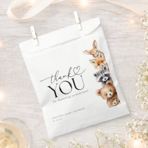 Waldtiere Moderne Babydusche Geschenktütchen