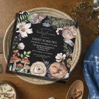 Waldtiere Niedliche Waldtiere Schwarze Babydusche