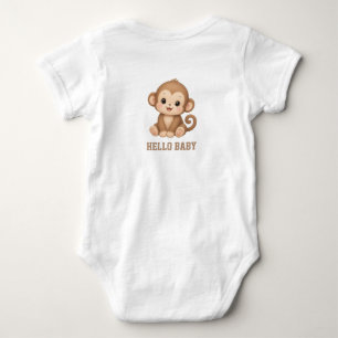 Waldtiere Picknick Süße Momente Baby Strampler
