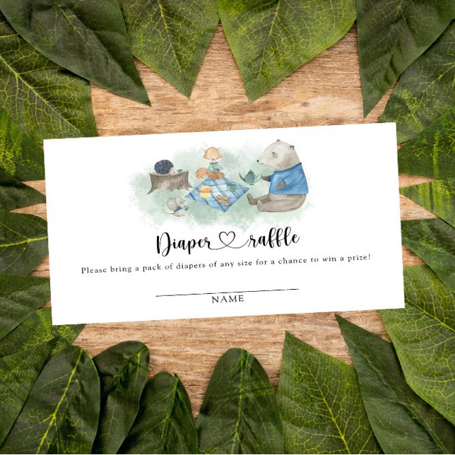 Waldtiere Picknick - Windelraffinerie Begleitkarte (Von Creator hochgeladen)