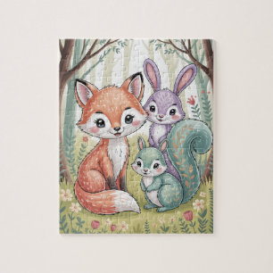 Waldtiere Puzzle