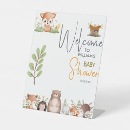 Waldtiere Sockelschild