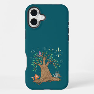 Waldtiere spielen Musik   Volkskunst aus dem Wald  iPhone 16 Plus Hülle