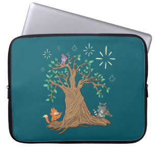 Waldtiere spielen Musik Volkskunst aus dem Wald Laptopschutzhülle