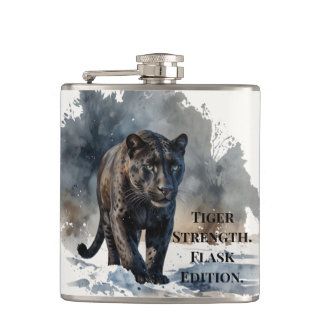 Waldtiere Tiger Stärke Flasche Flachmann